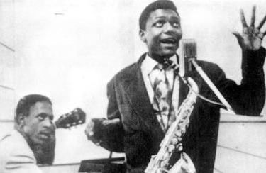 Jackie Brentson (standing) with Ike Turner