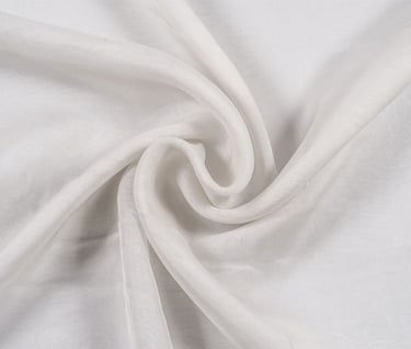 a white chiffon fabric