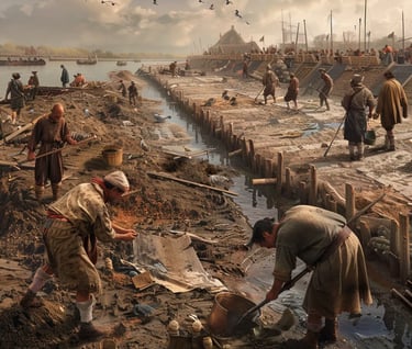 Amsterdam Canal Construction, 1275