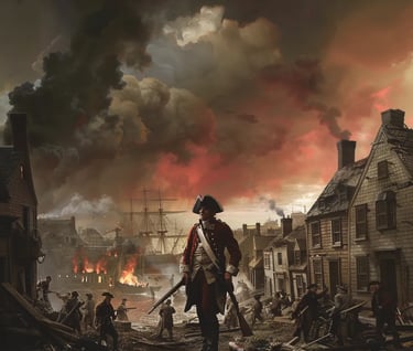 Burning Ruins, Falmouth, 1775