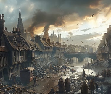 Aftermath of the Tornado, London, 1091