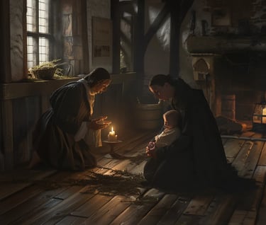 Inside a Medieval Home, London, 1348 