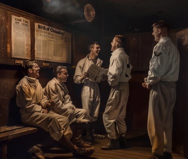Locker Room, University of Minnesota, 1898