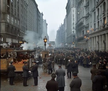 New York City, 1924 – Festive Afternoon Finale