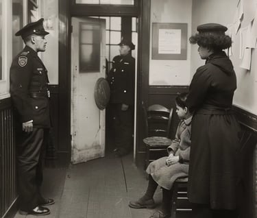 Police Raid on Clinic, Brooklyn, 1916 