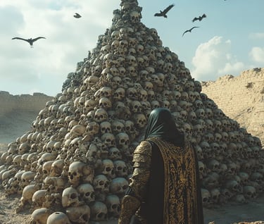 Pyramid of Skulls: Outside Aleppo’s ruined walls