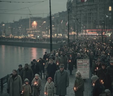Rotterdam Streets, 1938: Silent Protest After Cancellation