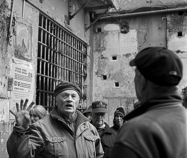 Tourist Group in Alcatraz, 1972