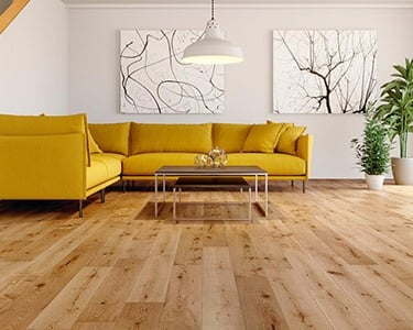 pose de parquet clair faite par chantiers express