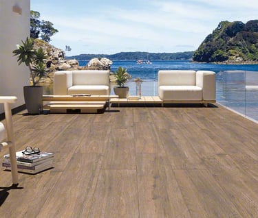 parquet terrasse extérieur et salle de bain posé par chantiers express