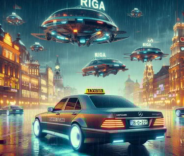 Taxi in Kaunas oldschool