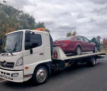 Flatbed towing service, by New Tecumseth Towing