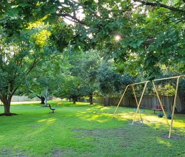 Castle Estates subdivision park and green space