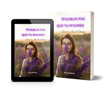 Mockup N'oublies pas que tu m'aimes tome 1.