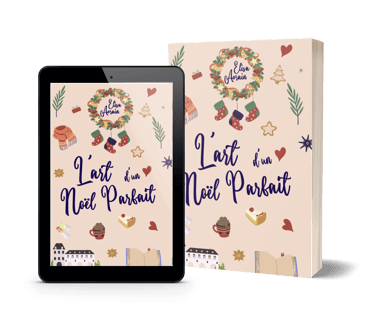 Mockup L'Art d'un Noël Parfait - Elisa Avrain - Romance de Noël