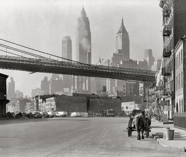 a man riding a bicycle down a street