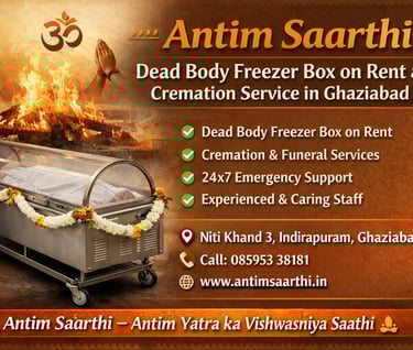 Dead Body Freezer Box on Rent in Indirapuram