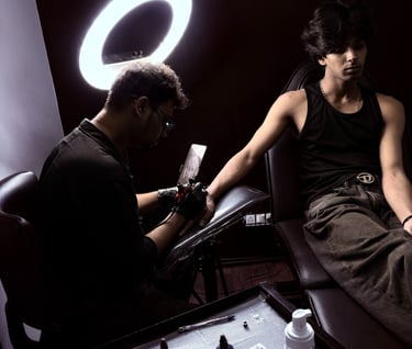 navi mumbai best tattoo studio in kharghar tattoo artist omkar patil