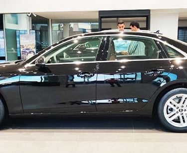 audi a6 40tdi voiture routiere noire location voitures agadir Aeroport almassira  