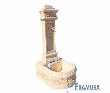 fontaine mural avec robinet