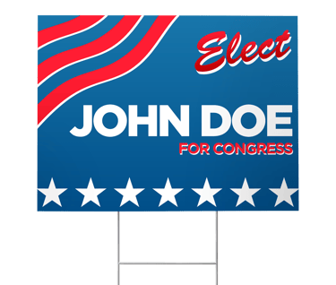 Yard signs for any need.  Political, Church, School, Events