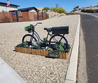 Bicycle Black Mailbox Lake Havasu City AZ