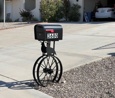 Birds Wheel Mailbox Lake Havasu City AZ