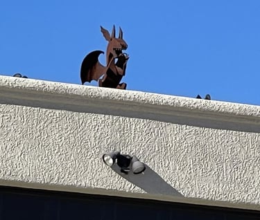 Dinosaur Perched Landscaping Lake Havasu AZ
