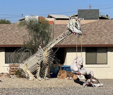 Dinosaur Strange Landscaping Lake Havasu AZ