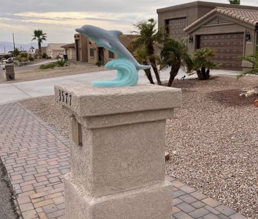 Dolphin Mailbox Lake Havasu City AZ