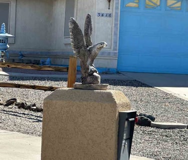 Eagle Fly Mailbox Lake Havasu City AZ