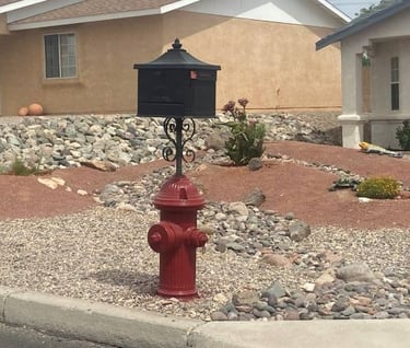 Fireplug Mailbox Lake Havasu City AZ