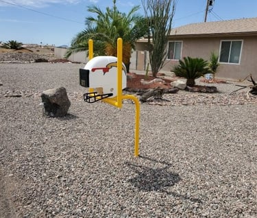 Football Helmet Mailbox Lake Havasu City AZ