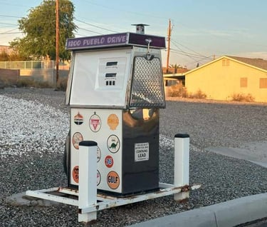 Gas Pump Mailbox