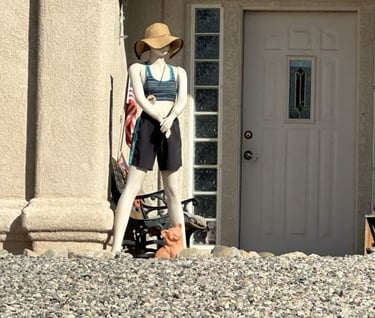 Girl Landscaping Lake Havasu AZ