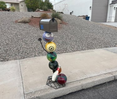 Pool Balls Mailbox Lake Havasu City AZ