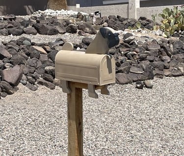 Pug Mailbox Lake Havasu City AZ