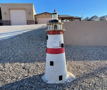 Red White Mailbox Lake Havasu City AZ