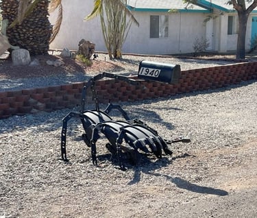 Scorpion Mailbox Lake Havasu City AZ