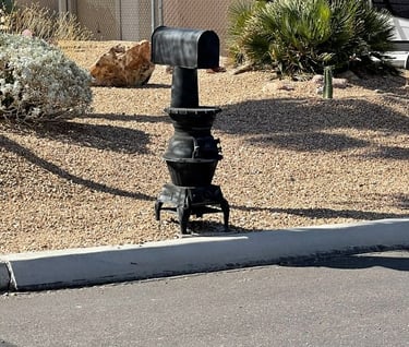Stove Mailbox Lake Havasu City AZ