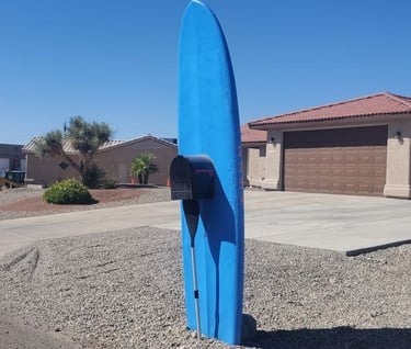 Surf Board Mailbox Lake Havasu City AZ