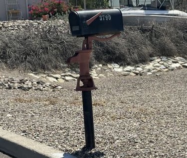 Water Pump Mailbox Lake Havasu City AZ