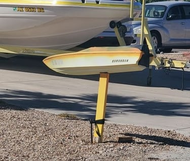 Yellow Boat Mailbox Lake Havasu City AZ