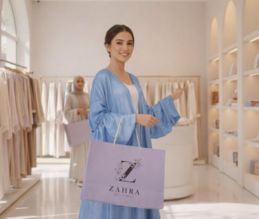 Modest fashion inspiration from Zahra Boutique