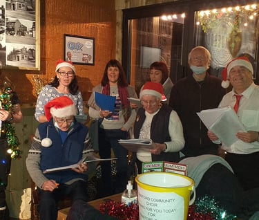 Choir at Longford Tap