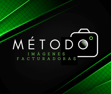 a camera with a green background and a black background