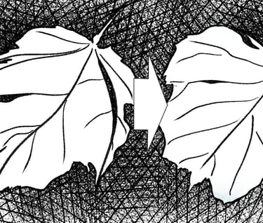 Invasive plant species illustration