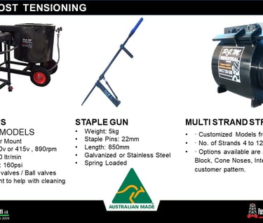 POST TENSIONING DUBAI | FAST TRACK INDUSTRIAL RESOURCES LLC