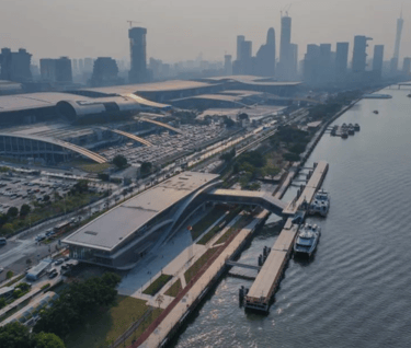 The Pazhou Ferry Terminal will provide port visas for the Canton Fair.