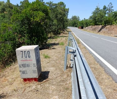 marco quilométrico 700 EN2